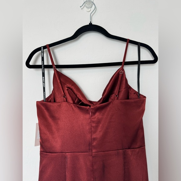 Birdy Grey Shiny Satin Lydia Dress - Picture 7 of 8